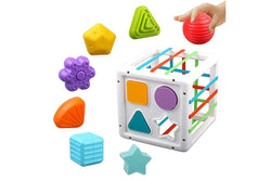 Baby Sensory Blocks Toy Shapes Sorter Toy Baby Montessori Toys Style 2