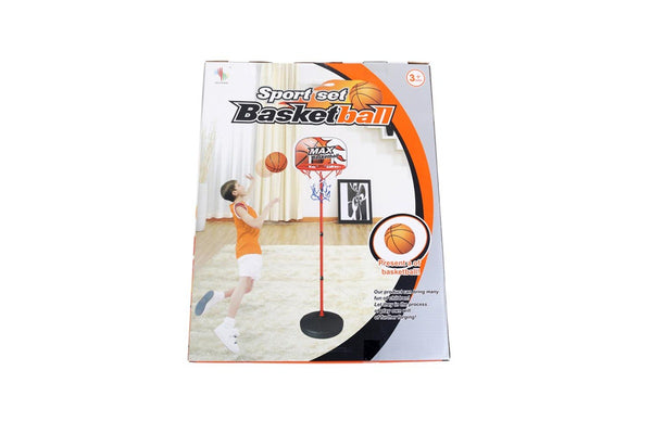 Toys For Fun 165cm Basketball Stand & Hoop w Ball Pump Kids Sports Play Toy