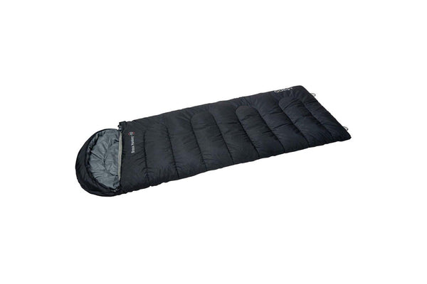 Quest Outdoors Polyester Brass Monkey -6 Deg Camping Sleeping Bag Black