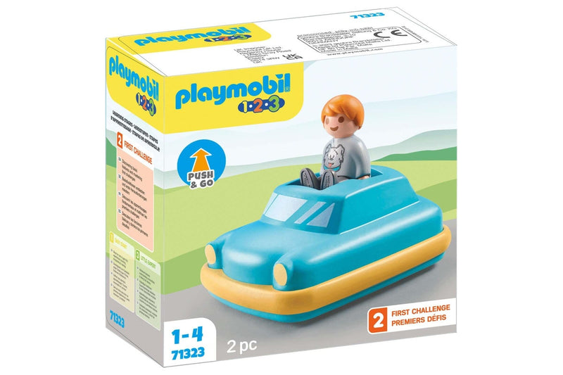 Playmobil: 1.2.3 Push & Go Car (71323)