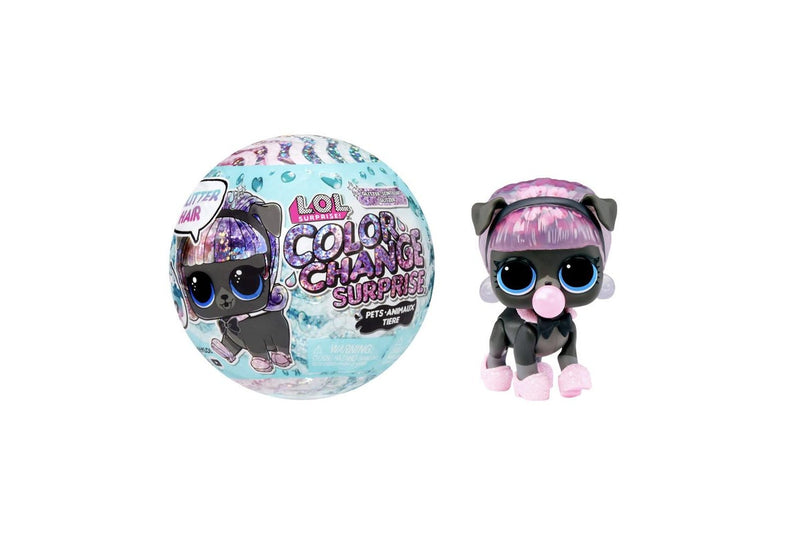 L.O.L. Surprise Collectible Glitter Color Changing Pets Figure Ball Asst Toy 3+