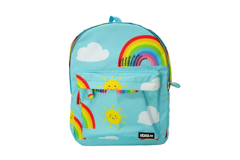 Moana Road: Kids Backpack - Te Reo Maori Rainbow