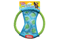 Wahu Pet - Tough Fling Ring with Rope