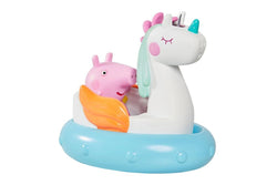 Tomy Peppa Pig Bath Time Floats Baby Toddler Water Fun Floating Toy Unicorn 18m+