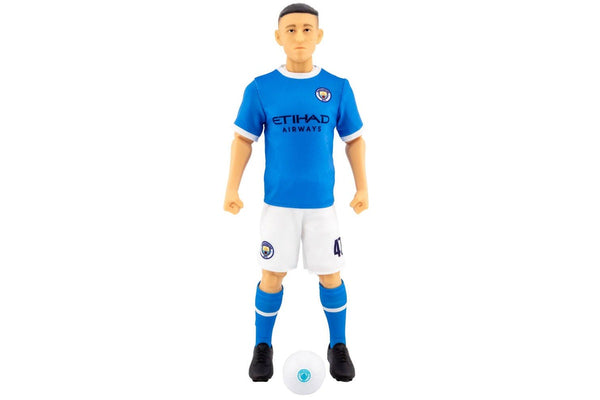 Manchester City FC Foden Action Figure (Blue/White) (One Size)