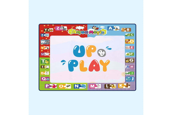 UPnPlay Kids 27 Piece Activity Play Mat with Drawing Board Magic Pen & Bonus Accessories - BEACH