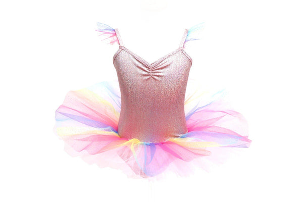 Pink Poppy: Unicorn Dreamer - Rainbow Party Tutu (Size 5-6)