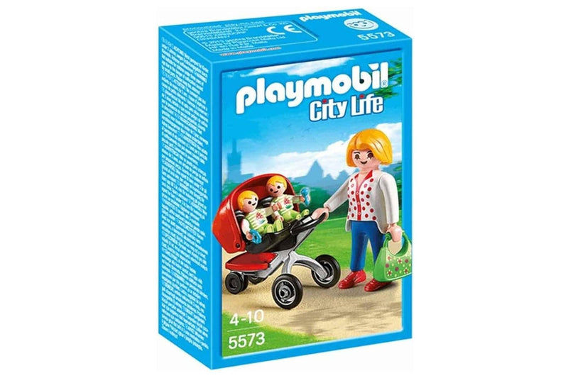 Playmobil: Mother with Twin Stroller (5573)