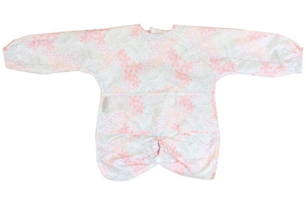 Silly Billyz: Wipe Clean Highchair Hugger Long Sleeve Bib - Bloom