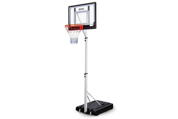 Dr.Dunk 2.6M Portable Basketball Hoop Stand System Height Adjustable Net Ring Slam Backboard Kids