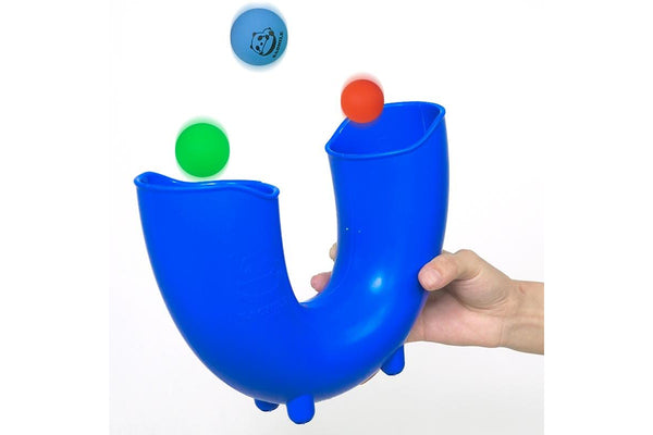 Skill Game Toy with 3 Balls - Blue