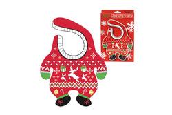 Gamago Xmas Santa Sweater Baby Infant Kids Neck Bib Feeding Cloth Towel Red