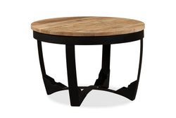 Coffee Table Solid Rough Mango Wood 60x40 cm vidaXL