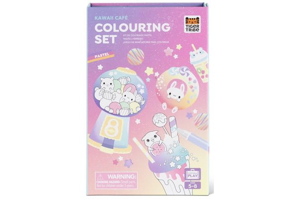 Tiger Tribe: Kawaii Cafe - Pastel Colouring Set