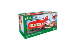 8pc Brio Cargo Transport Helicopter Kids Childrens Pretend Interactive Toy 3y+