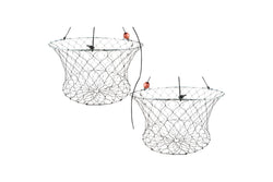 2x Fishteck Net Crab 60cm All Mesh 4.3C Camping Outdoor Accessories Equipment