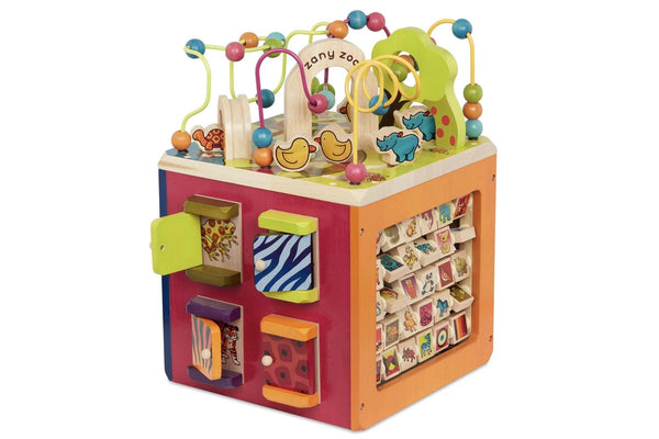 B. Zany Zoo Wooden Activity Cube