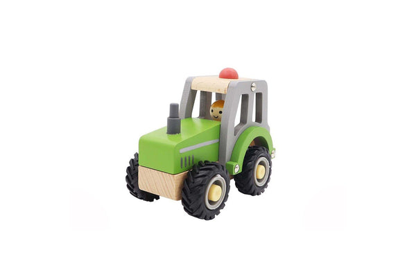 Kaper Kidz Calm & Breezy Tractor With Rubber Wheels Childrens Play Toy GRN 18m+