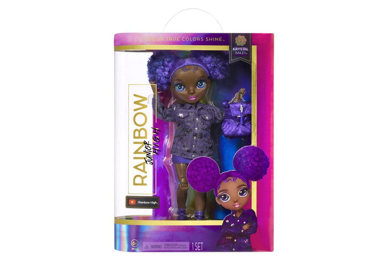 Rainbow High Junior S2 Kids Children Fashion Play Toy Doll Krystal Bailey 6+