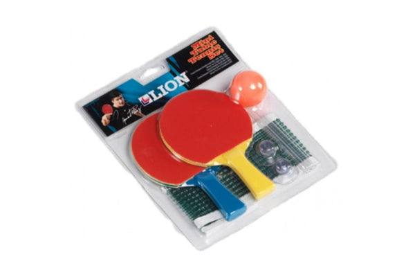 Lion Table Tennis Set (Red/Blue/Yellow) (One Size)