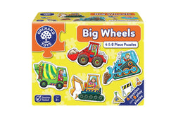 Orchard Jigsaw - Big Wheels (4 x 8pc)