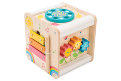 Le Toy Van Petilou Petit Activity Cube Wooden Educational Musical Toy Kids 2y+