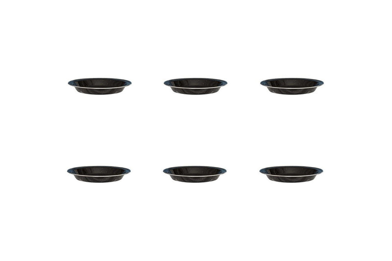 6x Wildtrak Premium Enamel Pie Dish Outdoor Cookware Dinning Camping Hiking