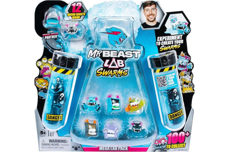 MrBeast Lab: Swarms 12-Pack - Blue Panther & Shark (Blind Box)