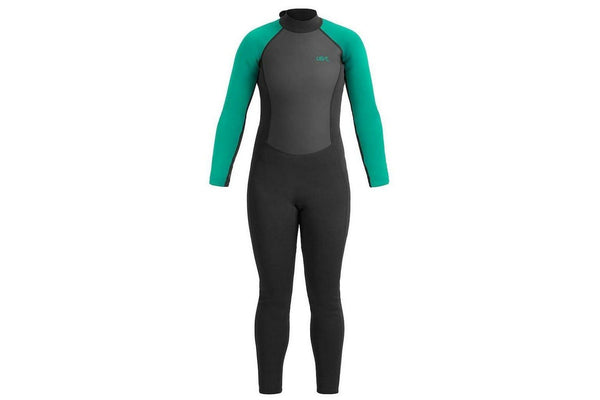 Urban Beach Womens/Ladies Sailfin Long Length Wetsuit (Black/Aquatic) (XS)