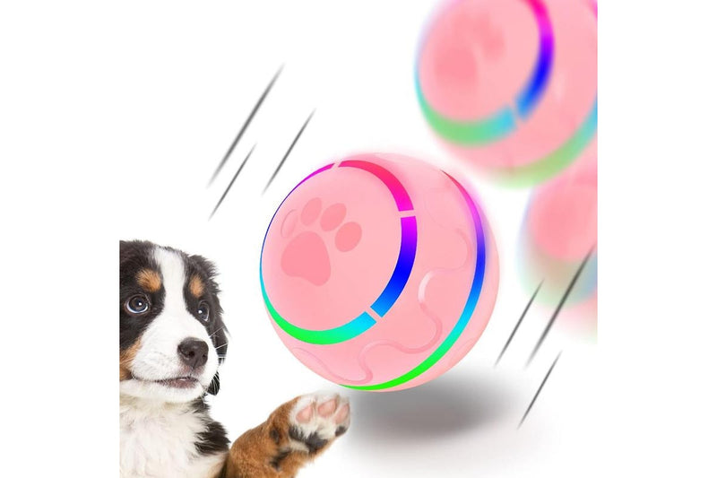 PETSWOL Automatic Rolling Pet Ball - Pink