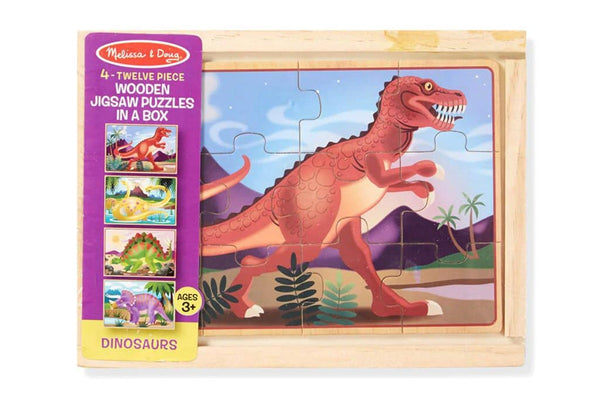 Melissa & Doug: Dinosaur - Puzzles in a Box