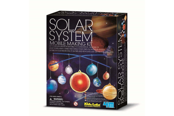 4M Solar System Mobile Making Kit Outer Space Hanging Kids Learning Toy 8y+