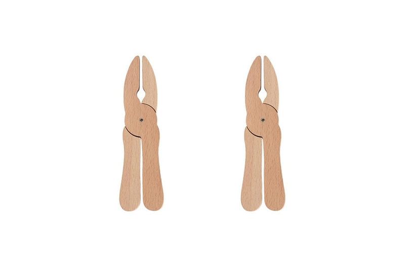 2x MamaMemo Workshop Tools Pliers Kids Children Fun Play Wooden Building Toy 3+