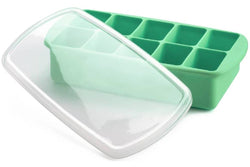 Melii: Silicone Baby Food Freezer Tray with Lid - Mint