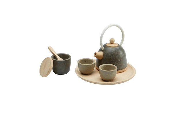 Plan Toys Oriental Tea Set Kids Childrens Interactive Play Fun Toy Playset 3+