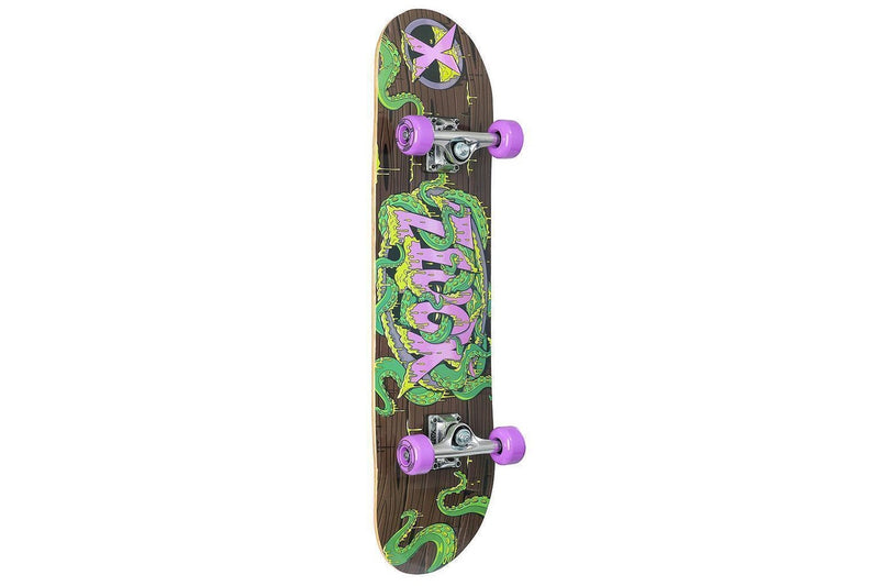 Xootz Tentacle Skateboard (Green/Brown/Pink) (One Size)