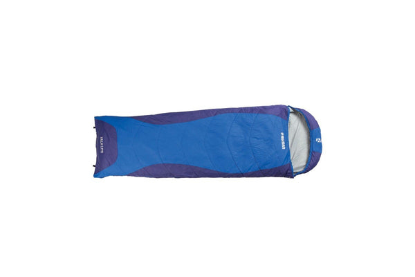 Roman Palm I Single Sleeping Bag +15C Outdoor Camping Hiking Ultramarine Blue