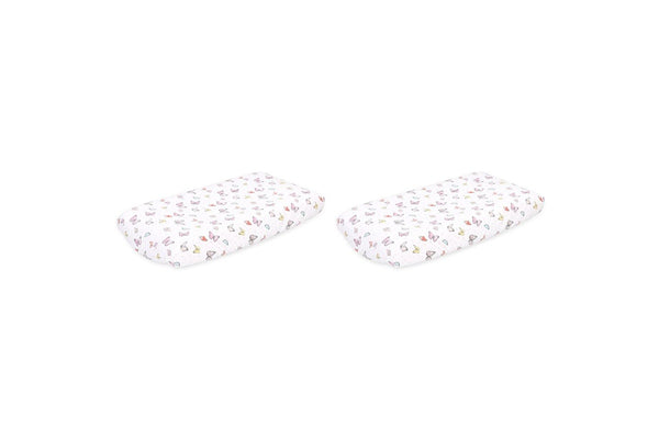 2x 2pc The Peanutshell Whisper Butterfly Size Bassinet Sheets Baby Nursery Decor