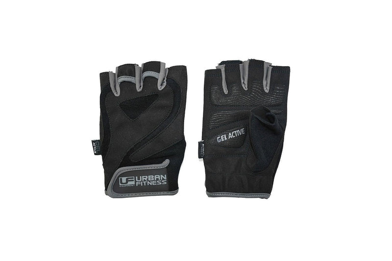 Urban Fitness Equipment Unisex Adult Pro Gel Training Glove (Black/Grey) (S)