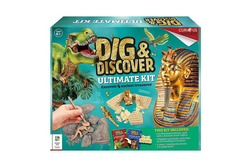 Curious Universe Dig & Discover Ultimate Archaeology Activity Kit Kids 6y+