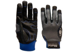 Mustad Casting Glove - Black / Grey / Blue - S