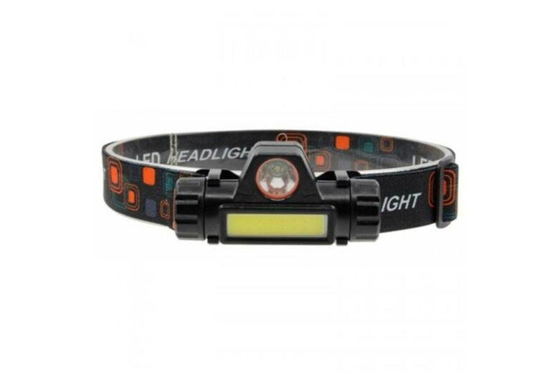 Td101 Usb Led Magnetic Fishing Headlight Black Head Torches