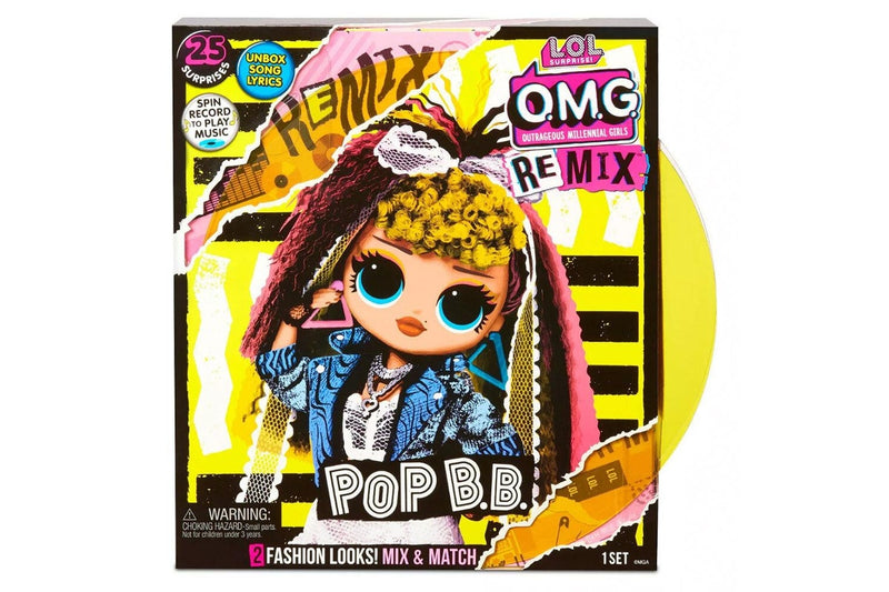 L.O.L Surprise High Fashion Doll OMG Remix Pop Musical Star Toy Kids Pop B.B