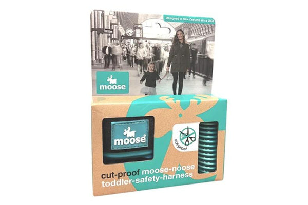 Moose Baby: Noose Toddler Safety Harness - Aqua