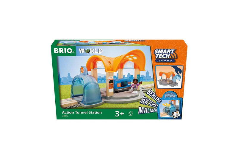 Brio Smart Tech Action Tunnel Station Kids Childrens Pretend Play Toy Set 3y+