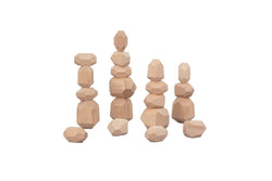 Ozstock New Toy Creative Wooden Stacking Balancing Stone Building Blocks AU