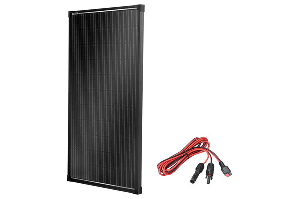 100W Solar Panel Fixed + MC4 to Anderson Connector