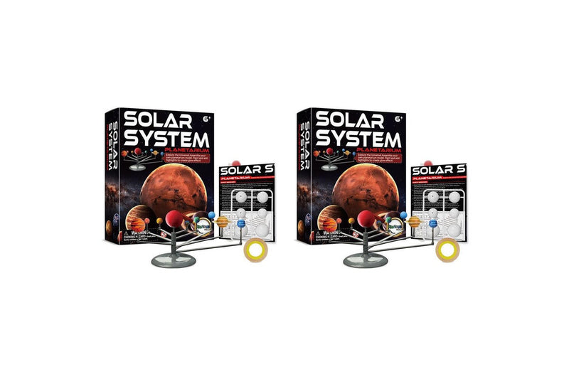 2x Kaper Kidz Solar System Miniature 3D Planetarium Kids Childrens Toy 6Y+