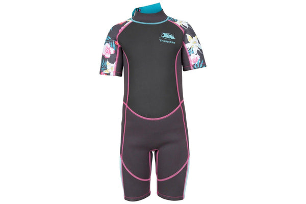 Trespass Childrens/Kids Posie Wetsuit (Dark Grey) (7-8 Years)