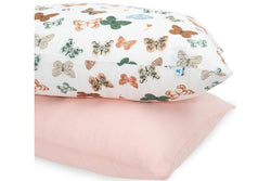 Little Unicorn: Pillowcase Set - Butterflies (2 Pack)